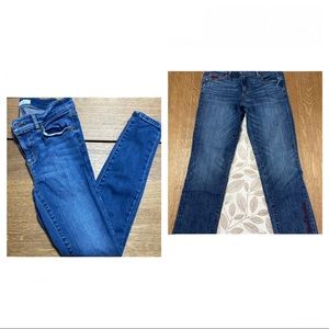heartbreaker loft cropped jeans+ loft skinny jeans